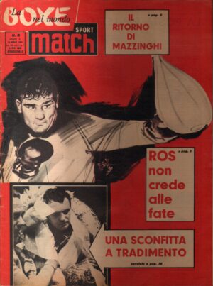 Rivista La boxe nel mondo (Sport Match). N. 8 - 20 Aprile 1964
