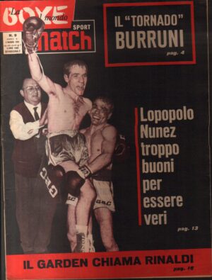 Rivista La boxe nel mondo (Sport Match). N. 9 - 5 Maggio 1964