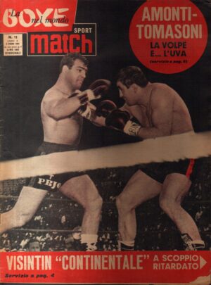Rivista La boxe nel mondo (Sport Match). N. 11 - 5 Giugno 1964