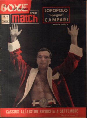 Rivista La boxe nel mondo (Sport Match). N. 13 - 5 Luglio 1964