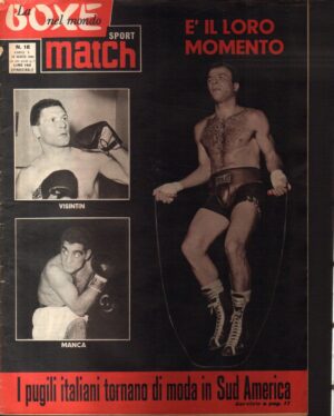 Rivista La boxe nel mondo (Sport Match). N. 16 - 20 Agosto 1964
