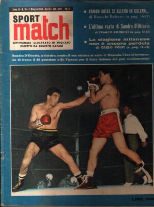 Rivista Sport Match N. 19 - 17 Giugno 1958