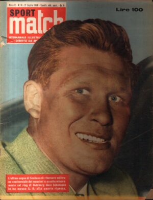 Rivista Sport Match N. 24 - 22 Luglio 1958
