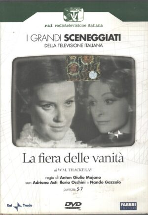 La fiera delle vanità parte seconda - Miniserie Completa DVD RAI (Episodi 5-7) (2 DVD) Grandi Sceneggiati Rai - Versione da edicola DVD in Italiano