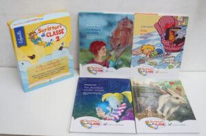Scrittori di Classe 2. Cofanetto con n. 4 libri di De Mari, Sgardoli, Salvi, Bruno ed. Conad (La nuova dinastia - Uno scambio fatale - Tre desideri molto smart - Storia di Codarotta)