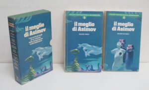 Il Meglio di Asimov - Cofanetto con n. 2 volumi. I Racconti piu' belli di Isaac Asimov 1° ed. Mondadori