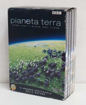Pianeta Terra. Il Grande spettacolo della Natura (4 DVD) con Cofanetto. DVD in Italiano
