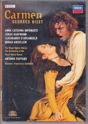 Carmen di Georges Bizet. Royal Opera House, Covent Garden Pappano. Decca DVD NTSC (No PAL) in Inglese