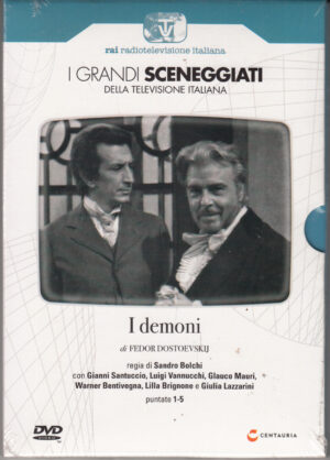 I Demoni. Miniserie TV Completa Episodi 1-5 con n. 2 DVD in Italiano. I grandi Sceneggiati Rai. Versione da edicola