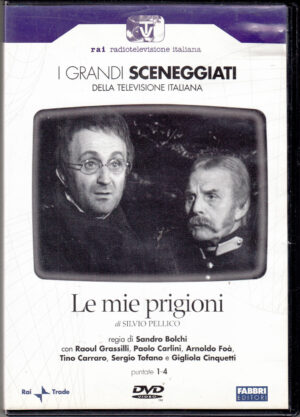 Le mie prigioni. Miniserie TV Completa Episodi 1-4 con n. 2 DVD in Italiano. I grandi Sceneggiati Rai. Versione da edicola