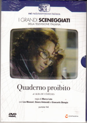 Quaderno Proibito. Miniserie TV Completa Episodi 1-4 con n. 2 DVD in Italiano. I grandi Sceneggiati Rai. Versione da edicola