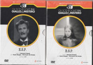 E.S.P. ESP (Paolo Stoppa) Miniserie DVD RAI Completa (Episodi 1-4) (2 DVD) Sceneggiati Rai Giallo & Mistero - Versione da edicola - DVD in Italiano