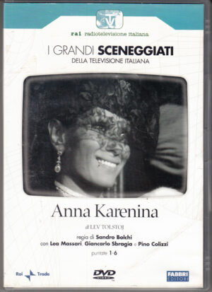 Anna Karenina - Miniserie Completa DVD RAI - (Episodi 1-6) (2 DVD) Versione edicola - Grandi Sceneggiati Rai - DVD in Italiano