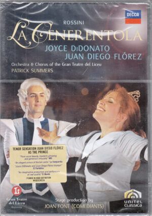 La Cenerentola di Rossini con Didonato e Florez. Gran Teatre del Liceu Orchestra. DVD NTSC (No PAL) in Inglese. Decca