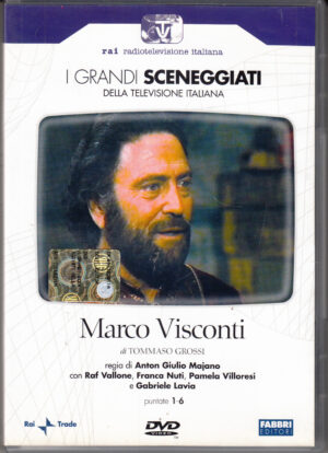 Marco Visconti. Miniserie TV Completa Episodi 1-6 con n. 2 DVD in Italiano. I grandi Sceneggiati Rai. Versione da edicola
