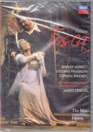 Tosca di Puccini con Pavarotti, Verrett e Macneil. Metropolitan Opera Orchestra. DVD NTSC (No PAL) in Inglese. Decca