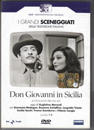 Don Giovanni in Sicilia - Miniserie Completa DVD RAI (Episodi 1-3) (2 DVD) Grandi Sceneggiati Rai - Versione da edicola - DVD in Italiano