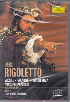 Rigoletto di Verdi con Pavarotti, Wixell, Gruberova. Wiener Philharmoniker. DVD NTSC (No PAL) in Inglese