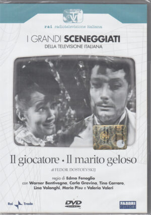 Il Giocatore - Il Marito Geloso. 2 Miniserie TV Complete con n. 2 DVD in Italiano. I grandi Sceneggiati Rai. Versione da edicola