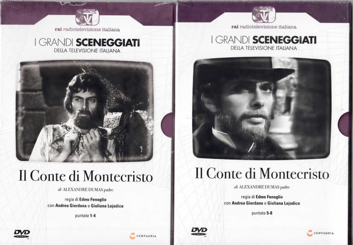Il Conte di Montecristo. Miniserie TV Completa (Episodi 1-8). DVD in