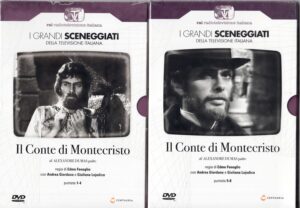 Il Conte di Montecristo. Miniserie TV Completa (Episodi 1-8). DVD in Italiano. I grandi Sceneggiati Rai. Versione da edicola