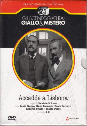 Accadde a Lisbona - Miniserie Completa DVD RAI (Episodi 1-3) Sceneggiati Rai Giallo & Mistero - Versione da edicola - DVD in Italiano