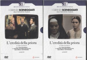 L'eredita' della priora. Miniserie TV Completa Episodi 1-7. DVD in Italiano. I grandi Sceneggiati Rai. Versione da edicola