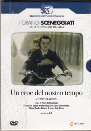 Un eroe del nostro tempo. Miniserie TV Completa Episodi 1-3 con n. 2 DVD in Italiano. I grandi Sceneggiati Rai. Versione da edicola