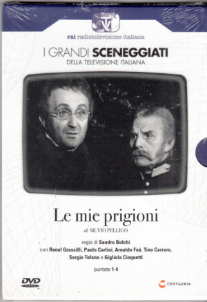 Le mie prigioni. Miniserie TV Completa Episodi 1-4 con n. 2 DVD in Italiano. I grandi Sceneggiati Rai. Versione da edicola