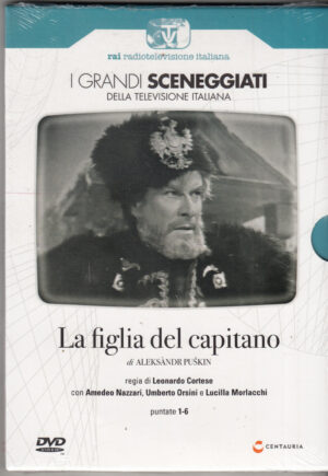 La Figlia del Capitano. Miniserie TV Completa Episodi 1-6 con n. 2 DVD in Italiano. I grandi Sceneggiati Rai. Versione da edicola