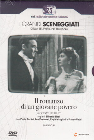 Il romanzo di un giovane povero. Miniserie TV Completa Episodi 1-4 con n. 2 DVD in Italiano. I grandi Sceneggiati Rai. Versione da edicola