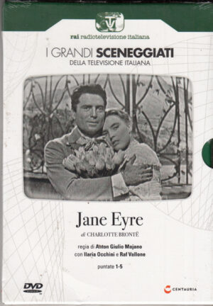 Jane Eyre (Raf Vallone) Miniserie TV Completa DVD RAI (Episodi 1-4) (2 DVD) I grandi Sceneggiati Rai - Versione da edicola DVD in Italiano