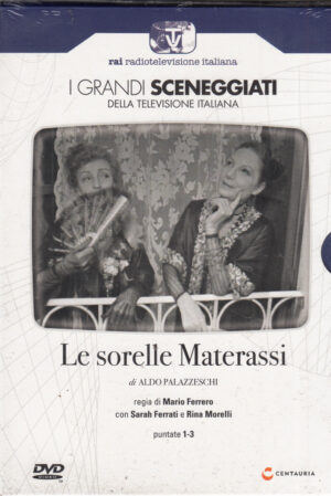 Le sorelle Materassi. Miniserie TV Completa Episodi 1-3 con n. 2 DVD in Italiano. I grandi Sceneggiati Rai. Versione da edicola