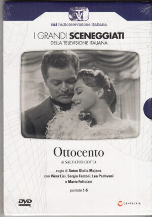 Ottocento. Miniserie TV Completa Episodi 1-5 con n. 2 DVD in Italiano. I grandi Sceneggiati Rai. Versione da edicola