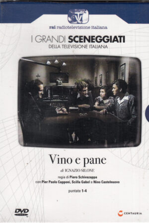 Vino e Pane. Miniserie TV Completa Episodi 1-4 con n. 2 DVD in Italiano. I grandi Sceneggiati Rai. Versione da edicola
