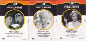 Philo Vance - DVD RAI (Strana morte signor Benson, Canarina Assassina, Fine dei Greene) Miniserie Completa (Episodi 6) (3 DVD) Sceneggiati Giallo & Mistero - Versione da edicola - DVD in Italiano