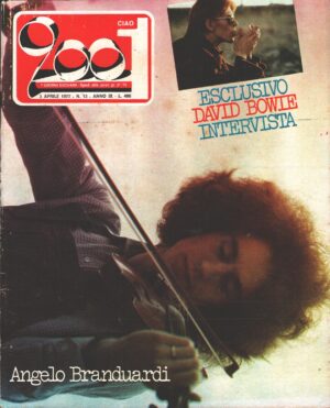 Rivista Ciao 2001 n. 13 del 3 Aprile 1977 - In copertina Angelo Branduardi