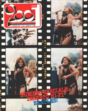 Rivista Ciao 2001 n. 22 del 5 Giugno 1977 - In copertina Tina Turner