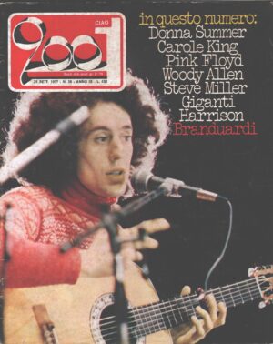 Rivista Ciao 2001 n. 38 del 25 Settembre 1977 - In copertina Angelo Branduardi
