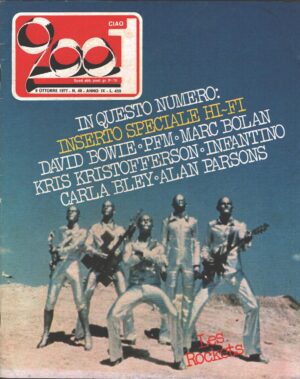 Rivista Ciao 2001 n. 40 del 9 Ottobre 1977 - In copertina Les Rockets