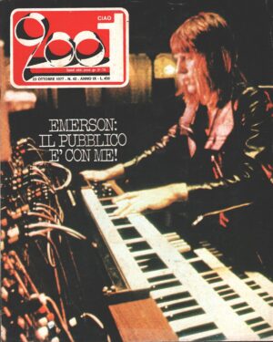 Rivista Ciao 2001 n. 42 del 23 Ottobre 1977 - In copertina Keith Emerson