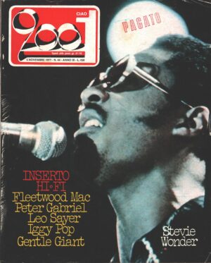 Rivista Ciao 2001 n. 44 del 6 Novembre 1977 - In copertina Stevie Wonder