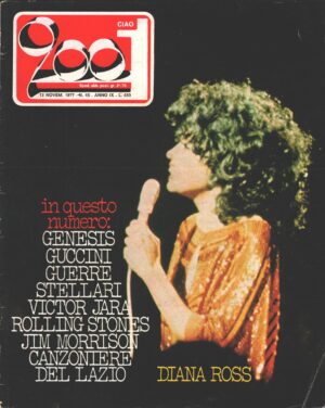 Rivista Ciao 2001 n. 45 del 13 Novembre 1977 - In copertina Diana Ross
