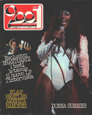 Rivista Ciao 2001 n. 50 del 18 Dicembre 1977 - In copertina Donna Summer