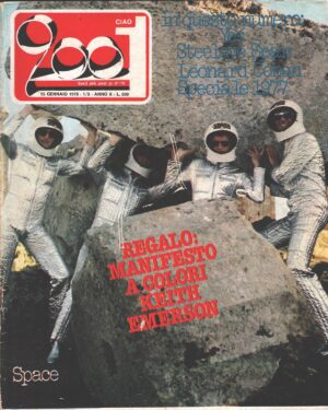 Rivista Ciao 2001 n. 1-2 del 15 Gennaio 1978 - In copertina Space