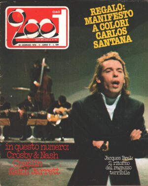 Rivista Ciao 2001 n. 3 del 22 Gennaio 1978 - In copertina Jacques Brel