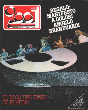 Rivista Ciao 2001 n. 5 del 5 Febbraio 1978 - In copertina Il Boom del disco di Platino