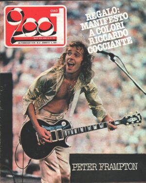 Rivista Ciao 2001 n. 8 del 26 Febbraio 1978 - In copertina Peter Frampton