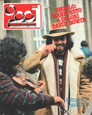 Rivista Ciao 2001 n. 9 del 5 Marzo 1978 - In copertina Antonello Venditti