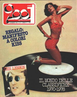 Rivista Ciao 2001 n. 11 del 19 Marzo 1978 - In copertina Le Classifiche 1970-1978